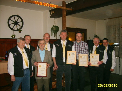 vl. Karl-Heinz Siemann, Thomas Scholtz, Fritz Briese, Roland Gerdum, Thomas Bretzke, Axel Storm, Karl- Friedrich Brehme und Thomas Becker